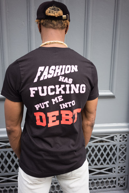 FUCKING DEBT.(BLACK)