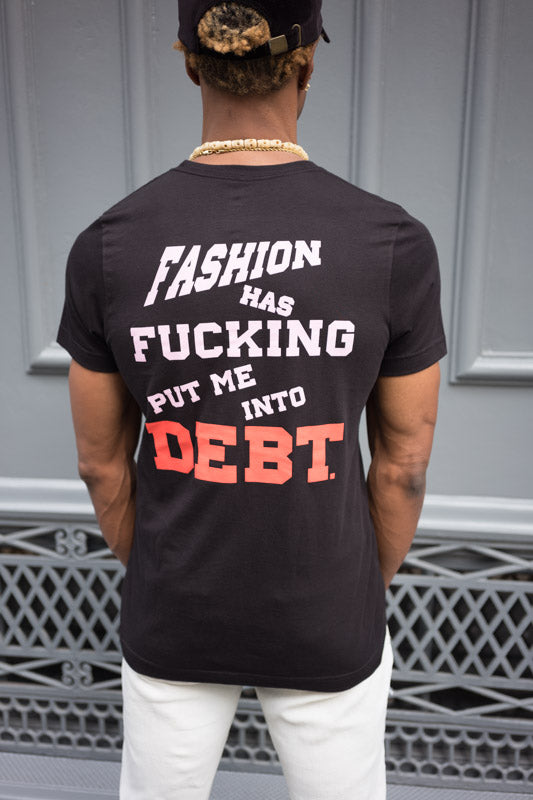 FUCKING DEBT.(BLACK)