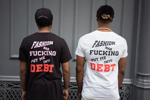 FUCKING DEBT.(BLACK)